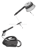 Page E Diagram and Parts List for PW1345B  Campbell Hausfeld Pressure Washer